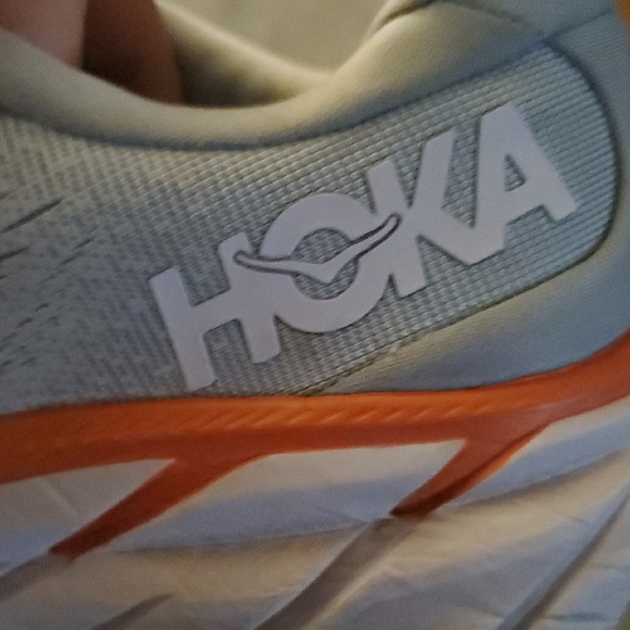 Hoka Women's Athletic Shoes - Gray and Orange - Picture 2 of 10